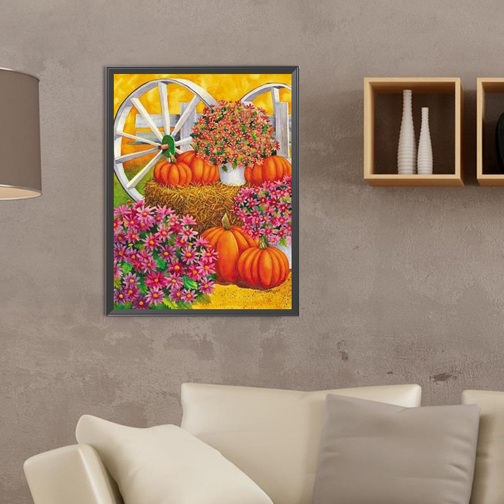 Thanksgiving Harvest - Full Round Drill Diamond Painting 30*40CM