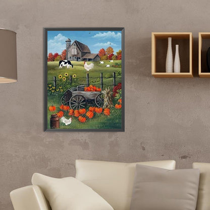Thanksgiving Harvest - Full Round Drill Diamond Painting 30*40CM