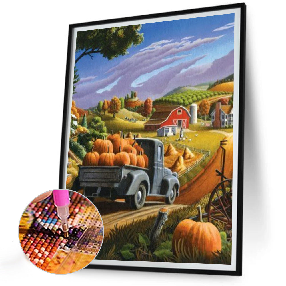 Thanksgiving Harvest - Full Round Drill Diamond Painting 30*40CM