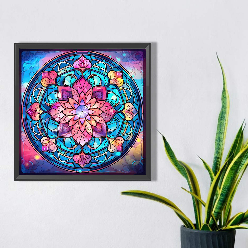 Mandala Pattern - Full AB Square Drill Diamond Painting 40*40CM