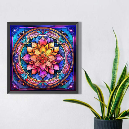 Mandala Pattern - Full AB Square Drill Diamond Painting 40*40CM