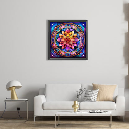 Mandala Pattern - Full AB Square Drill Diamond Painting 40*40CM