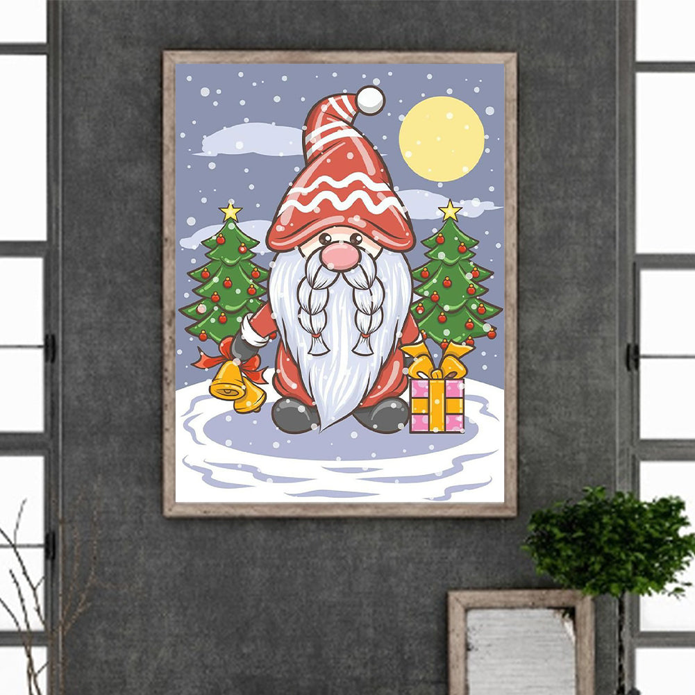 Christmas Gnome - Full Round Drill Diamond Painting 30*40CM