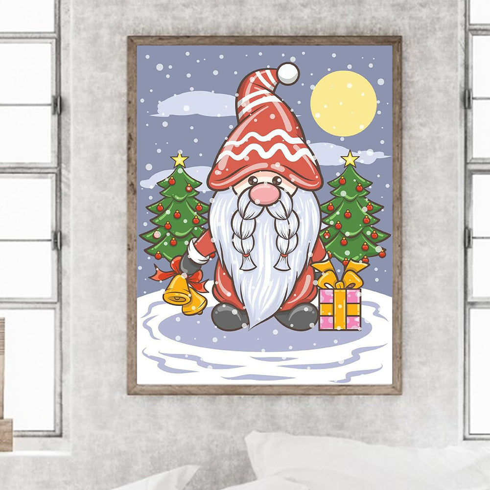 Christmas Gnome - Full Round Drill Diamond Painting 30*40CM