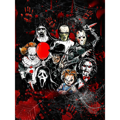 Horror Atmosphere - Full Round Drill Diamond Painting 30*40CM