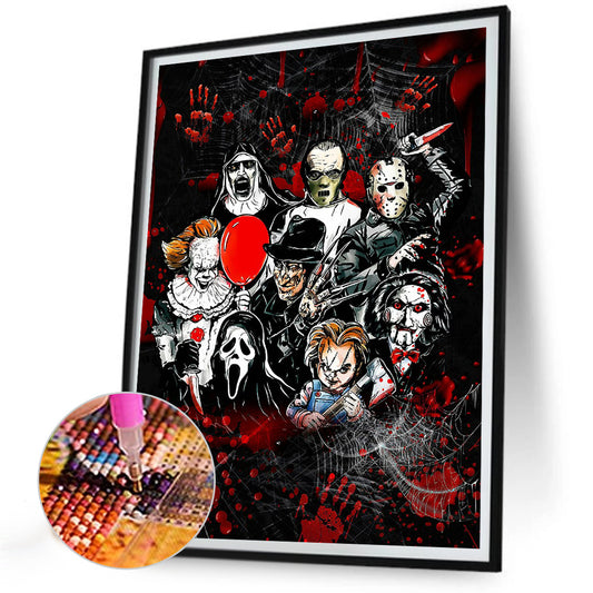Horror Atmosphere - Full Round Drill Diamond Painting 30*40CM