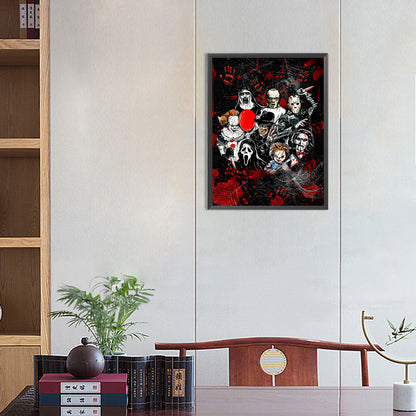 Horror Atmosphere - Full Round Drill Diamond Painting 30*40CM