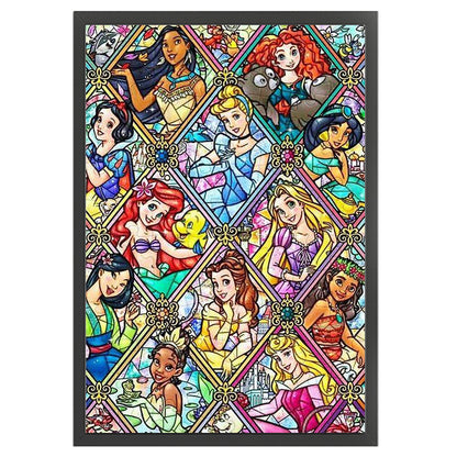 Disney Princesses - 11CT Stamped Cross Stitch 50*70CM