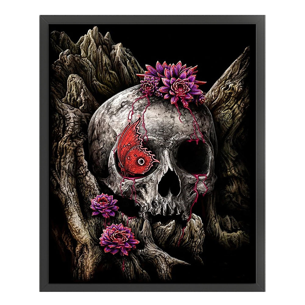 Skeleton - 11CT Stamped Cross Stitch 50*63CM