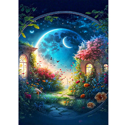 Fantasy Planet House - Full Round Drill Diamond Painting 85*110CM