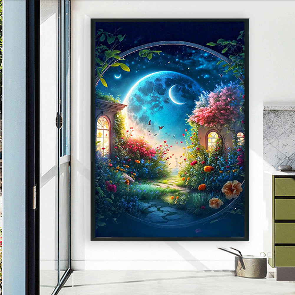 Fantasy Planet House - Full Round Drill Diamond Painting 85*110CM