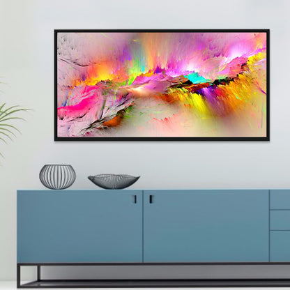 Rainbow Flower Rock - Full Round Drill Diamond Painting 80*40CM