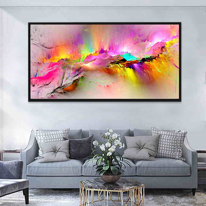 Rainbow Flower Rock - Full Round Drill Diamond Painting 80*40CM