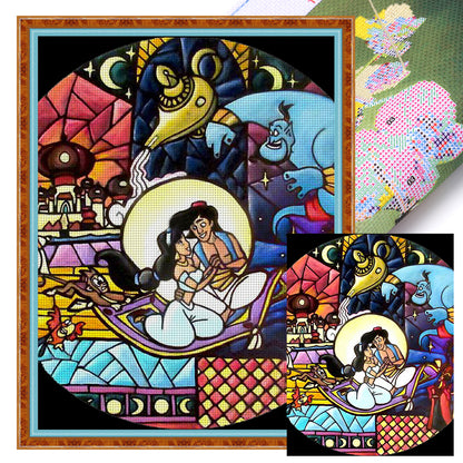 Aladdin'S Lamp - 11CT Stamped Cross Stitch 50*65CM