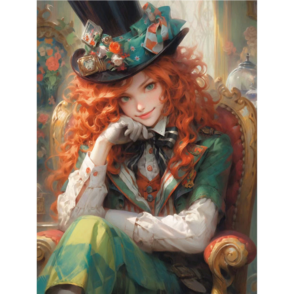 Mad Hatter - 11CT Stamped Cross Stitch 50*65CM