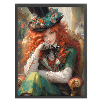 Mad Hatter - 11CT Stamped Cross Stitch 50*65CM