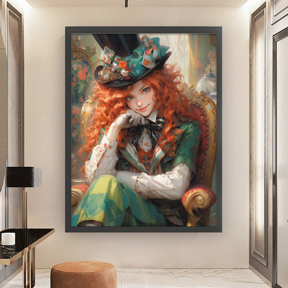 Mad Hatter - 11CT Stamped Cross Stitch 50*65CM