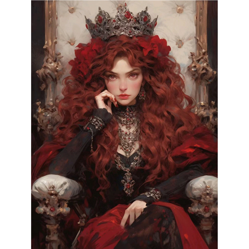 Red Queen - 11CT Stamped Cross Stitch 50*65CM