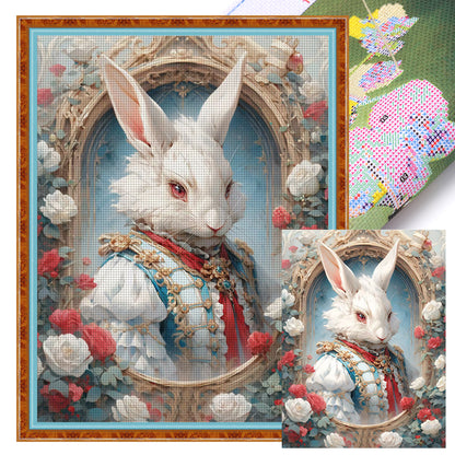 Rabbit - 11CT Stamped Cross Stitch 50*65CM