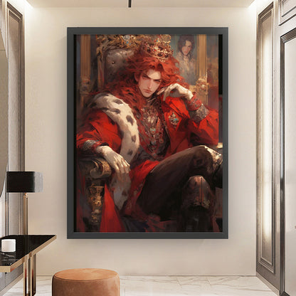 Red King - 11CT Stamped Cross Stitch 50*65CM