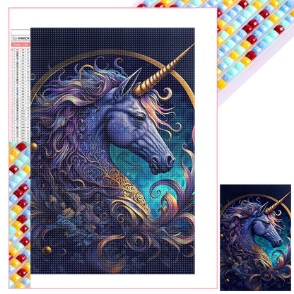 Fantasy Unicorn - Full Square Drill Diamond Painting 40*60CM