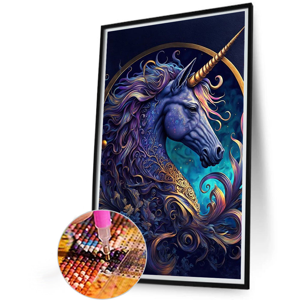 Fantasy Unicorn - Full Square Drill Diamond Painting 40*60CM