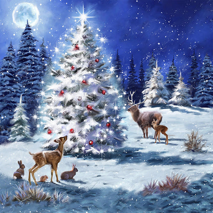 Christmas Tree - Full Square Drill Diamond Painting 40*40CM