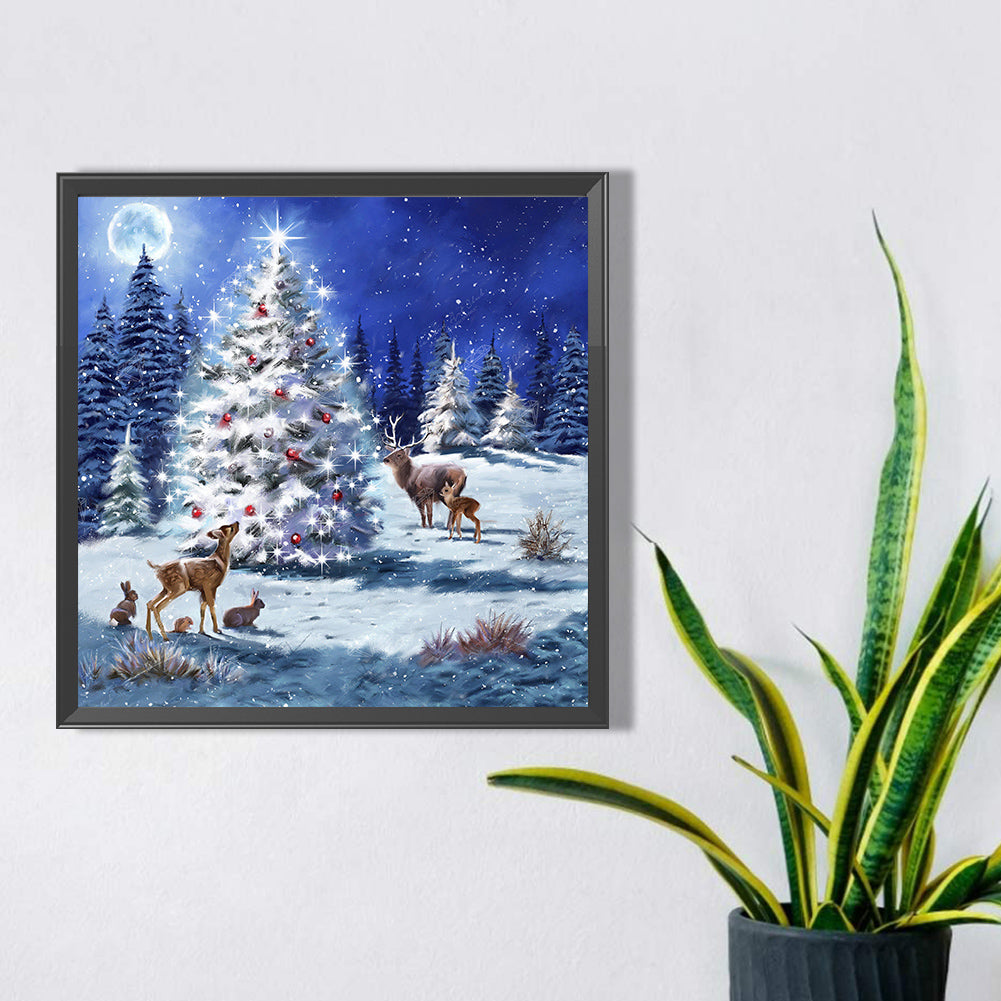 Christmas Tree - Full Square Drill Diamond Painting 40*40CM