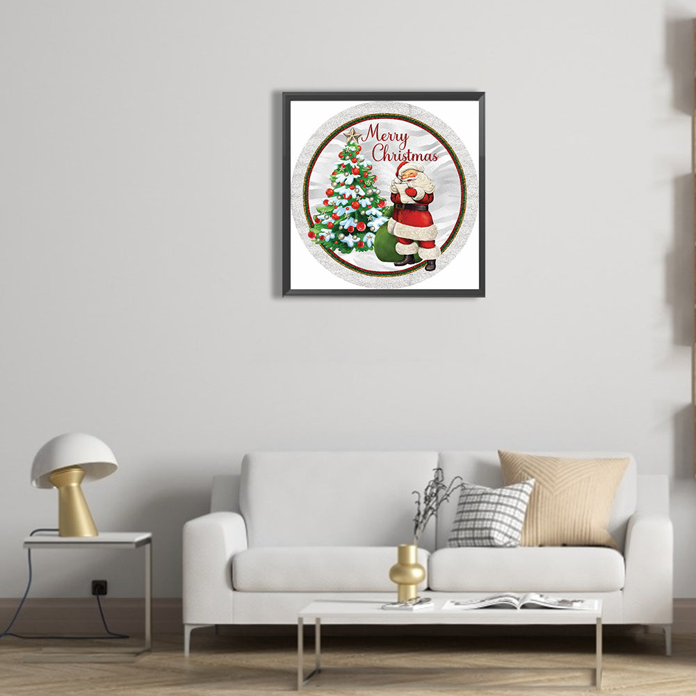 Santa Claus - Full Round Drill Diamond Painting 30*30CM