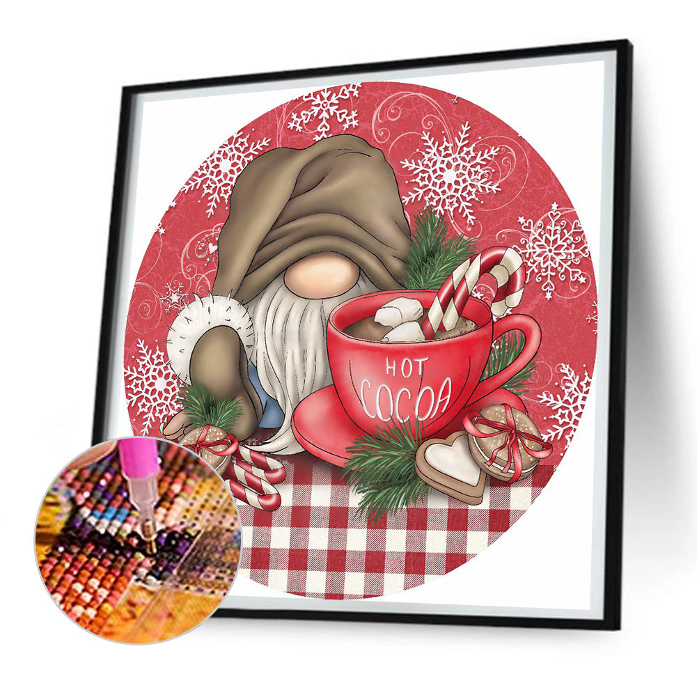 Christmas Gnome - Full Round Drill Diamond Painting 30*30CM