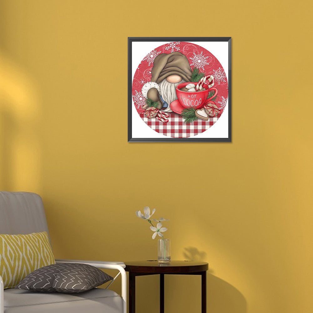 Christmas Gnome - Full Round Drill Diamond Painting 30*30CM