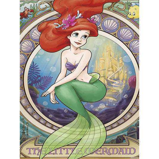 Mermaid Princess - Full Round Drill Diamond Painting 30*40CM