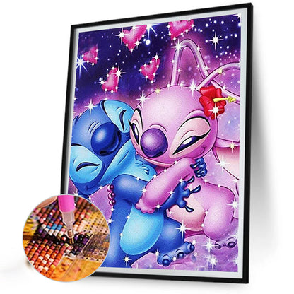 Stitch - Full AB Round Drill Diamond Painting 40*55CM