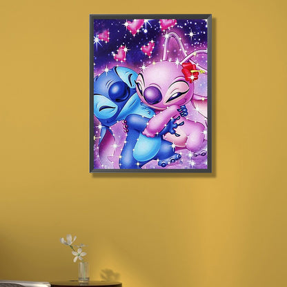 Stitch - Full AB Round Drill Diamond Painting 40*55CM