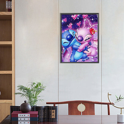 Stitch - Full AB Round Drill Diamond Painting 40*55CM