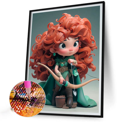 Disney Princess Melinda - Full Round Drill Diamond Painting 40*50CM