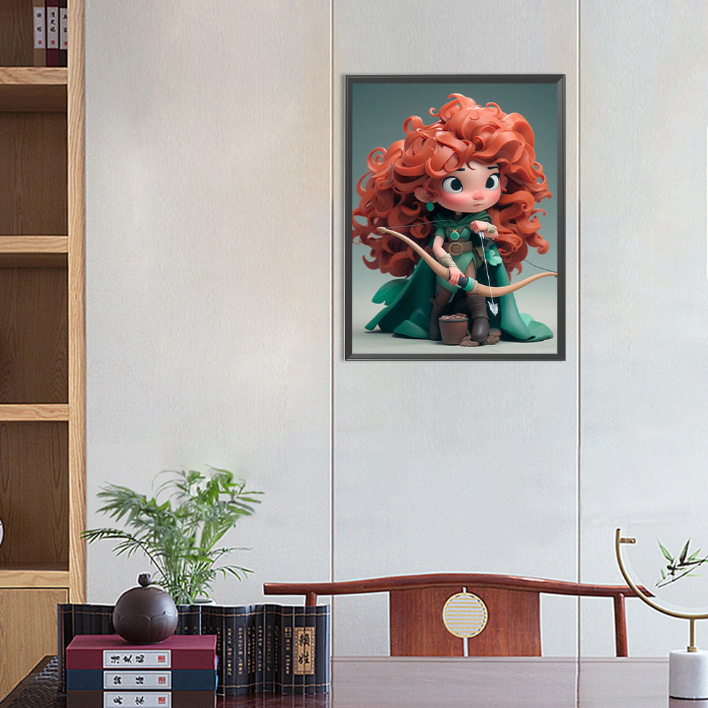 Disney Princess Melinda - Full Round Drill Diamond Painting 40*50CM