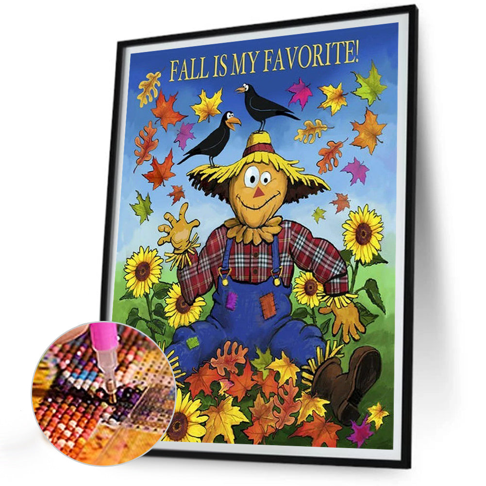 Scarecrow - Full Round Drill Diamond Painting 30*40CM