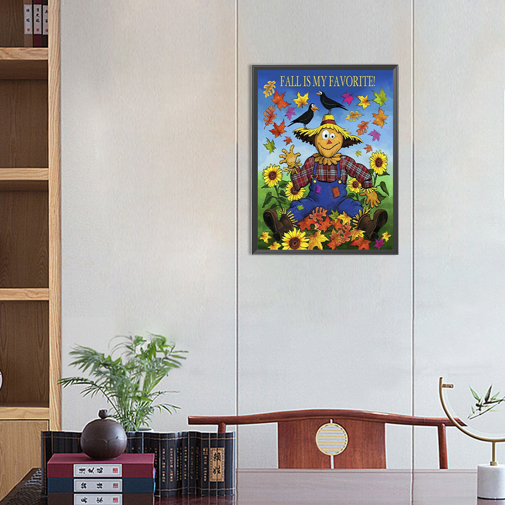 Scarecrow - Full Round Drill Diamond Painting 30*40CM