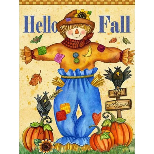 Scarecrow - Full Round Drill Diamond Painting 30*40CM