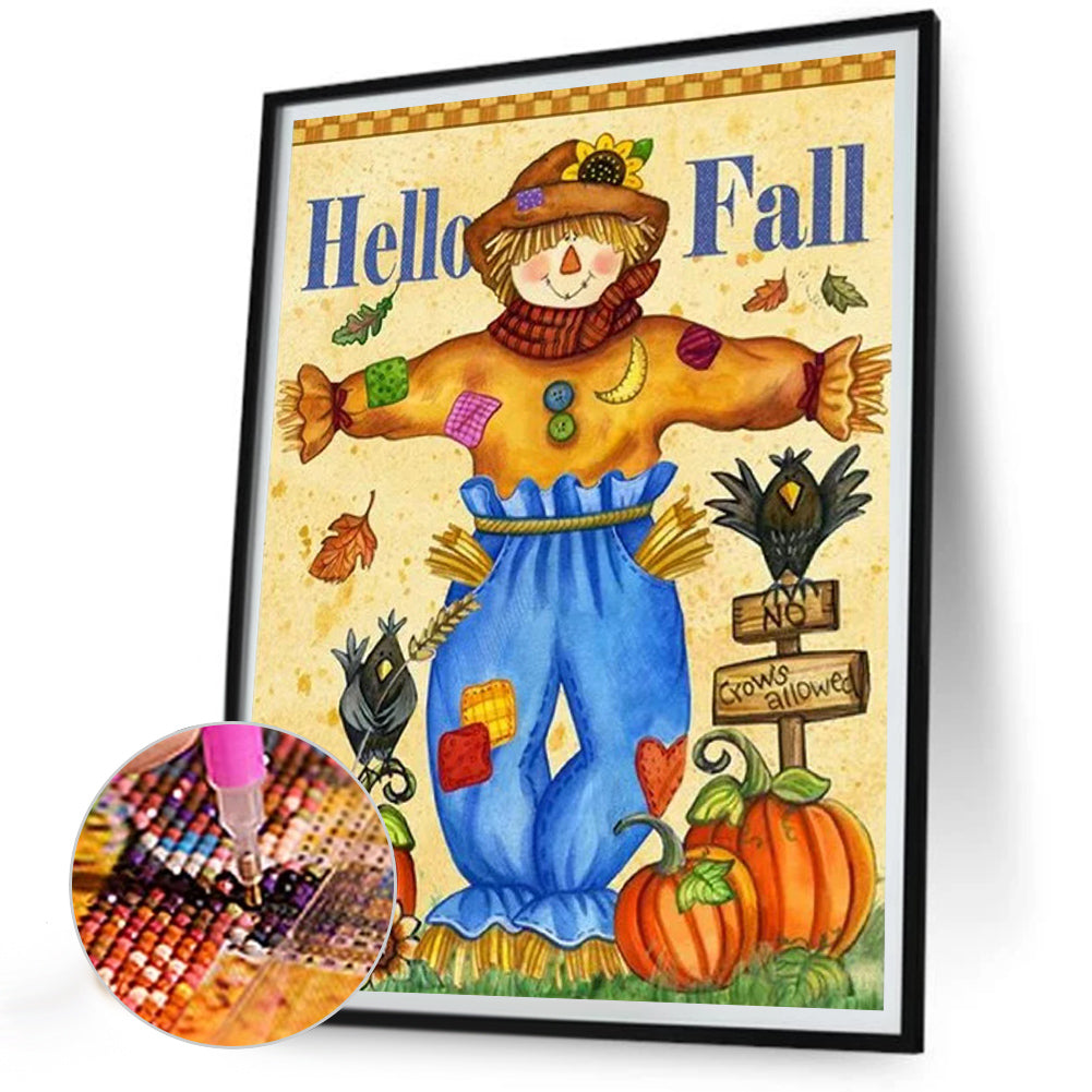 Scarecrow - Full Round Drill Diamond Painting 30*40CM