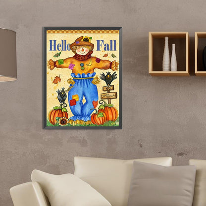 Scarecrow - Full Round Drill Diamond Painting 30*40CM