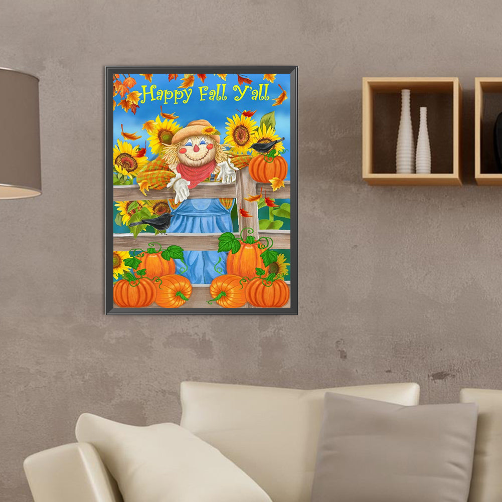Scarecrow - Full Round Drill Diamond Painting 30*40CM