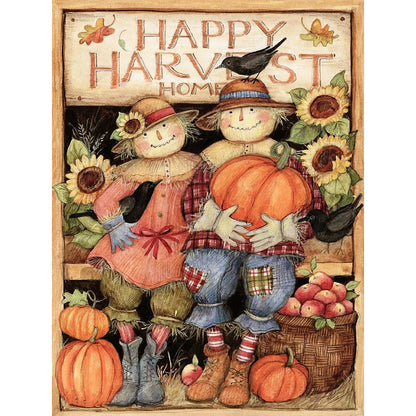 Scarecrow - Full Round Drill Diamond Painting 30*40CM