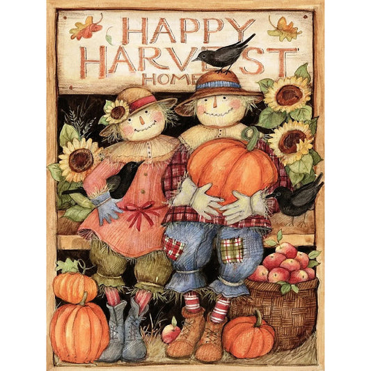 Scarecrow - Full Round Drill Diamond Painting 30*40CM