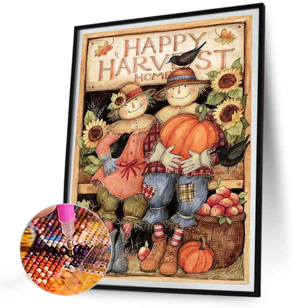 Scarecrow - Full Round Drill Diamond Painting 30*40CM