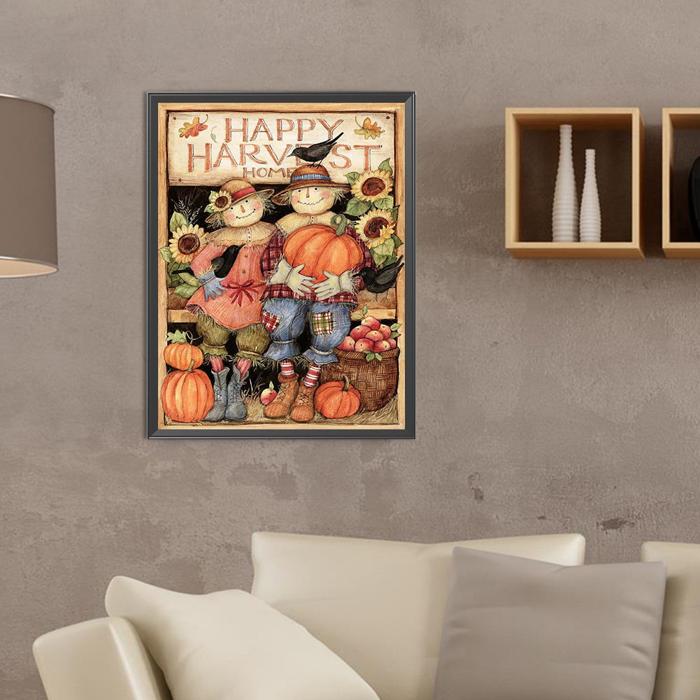 Scarecrow - Full Round Drill Diamond Painting 30*40CM