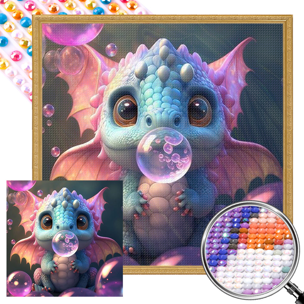 Bubble Wyvern - Full AB Round Drill Diamond Painting 40*40CM