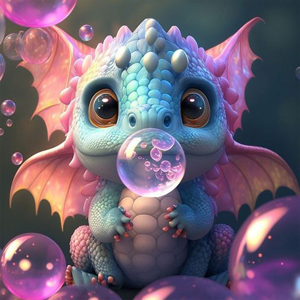 Bubble Wyvern - Full AB Round Drill Diamond Painting 40*40CM