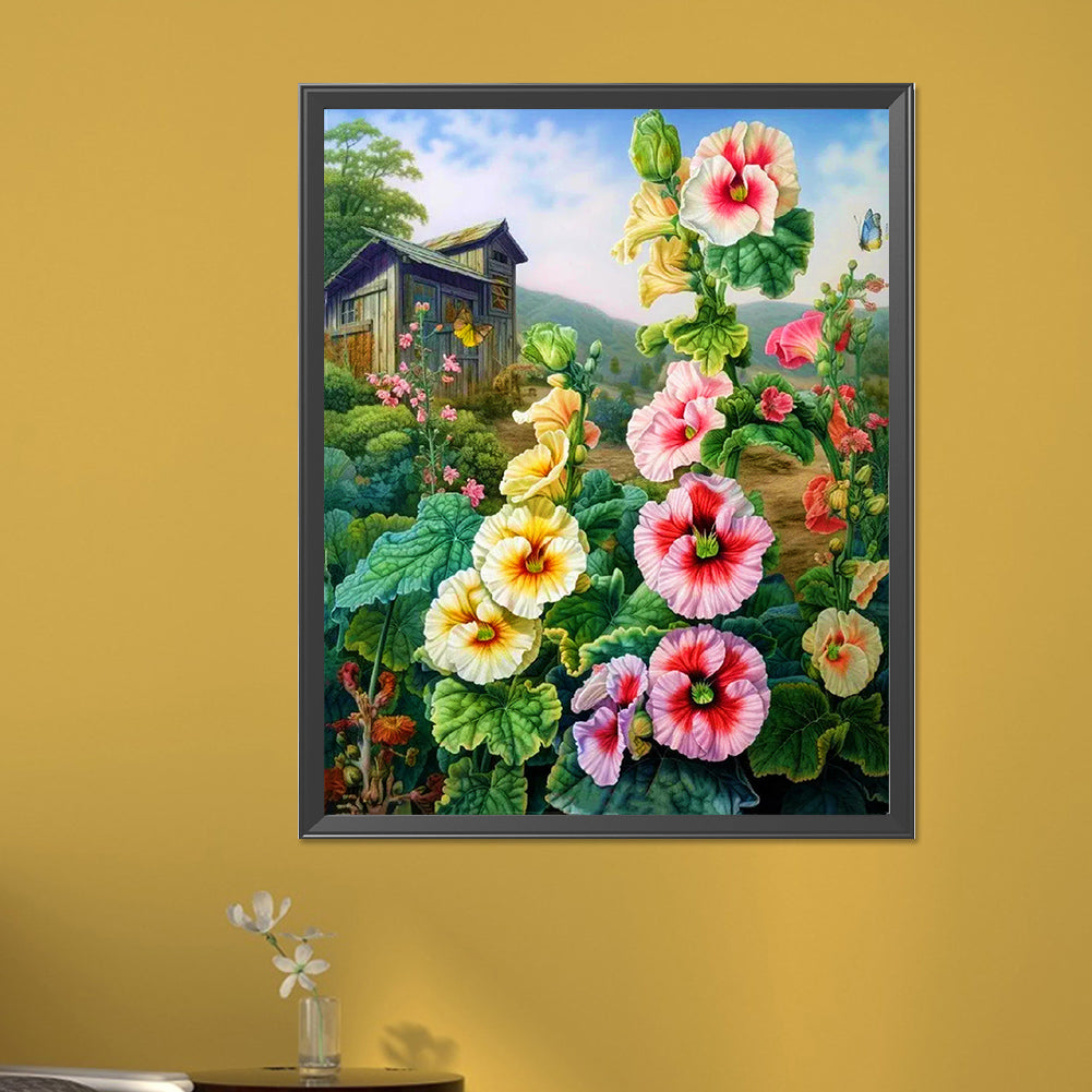 Garden Flowers - Full AB Round Drill Diamond Painting 40*50CM